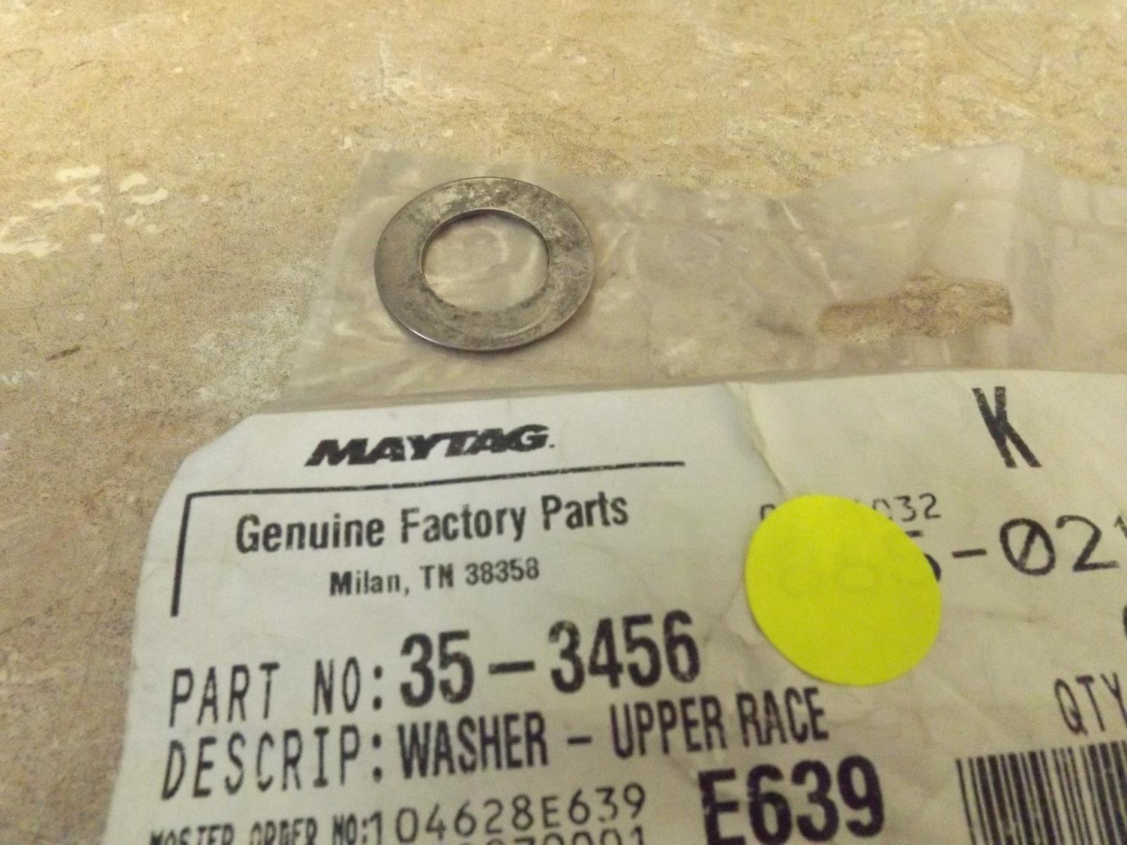 Maytag Dishwasher 35-3456 Washer Maytag Dishwasher 35-3456 Washer
